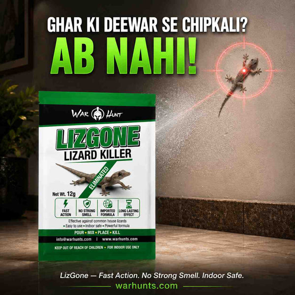 LIZGONE | FREE SPRAYER KIT + MASK & GLOVES | Lizard Killer Spray | Kills & Repels House Lizards Fast | Indoor Safe | No Strong Smell