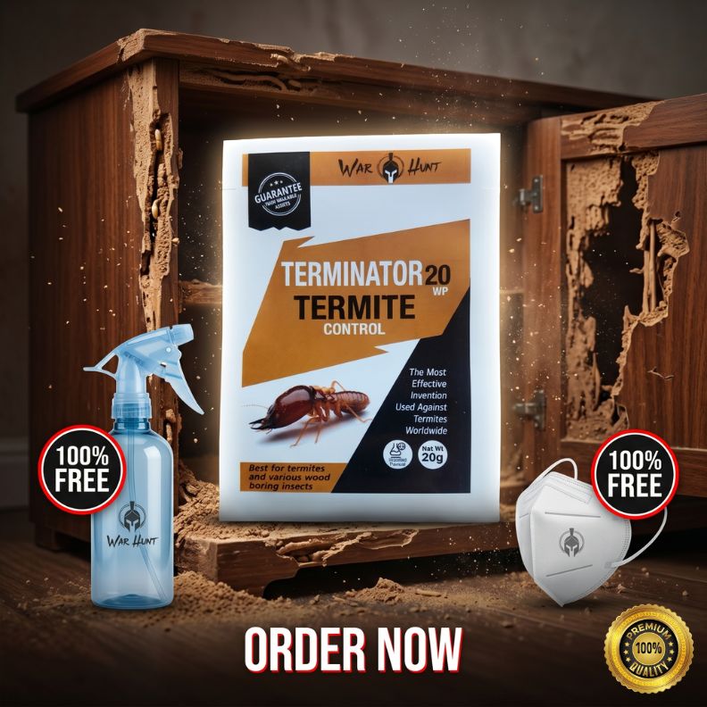 Terminator | FREE SPRAYER KIT + MASK | Termite Control | Guarantee Your Valuable Assets - Warhunts.com