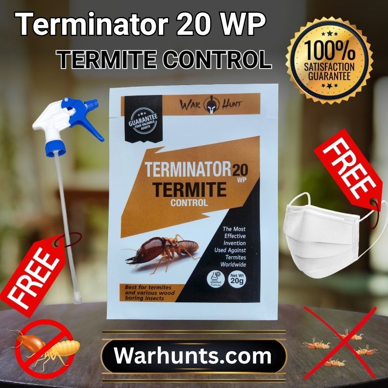 Terminator | FREE SPRAYER KIT + MASK | Termite Control | Guarantee Your Valuable Assets - Warhunts.com