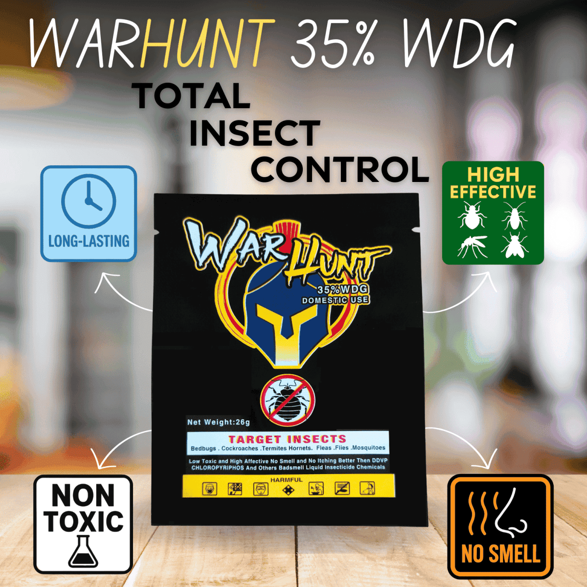 Zero Smell Bedbug, Cockroach & Mosquito Killer Spray – Kills Insects & Destroys Their Eggs Fast - Warhunts.com